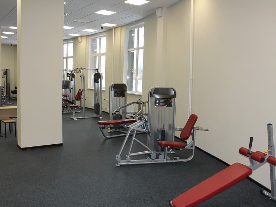 Тренажёрный зал ДСЛ с силовыми тренажёрами